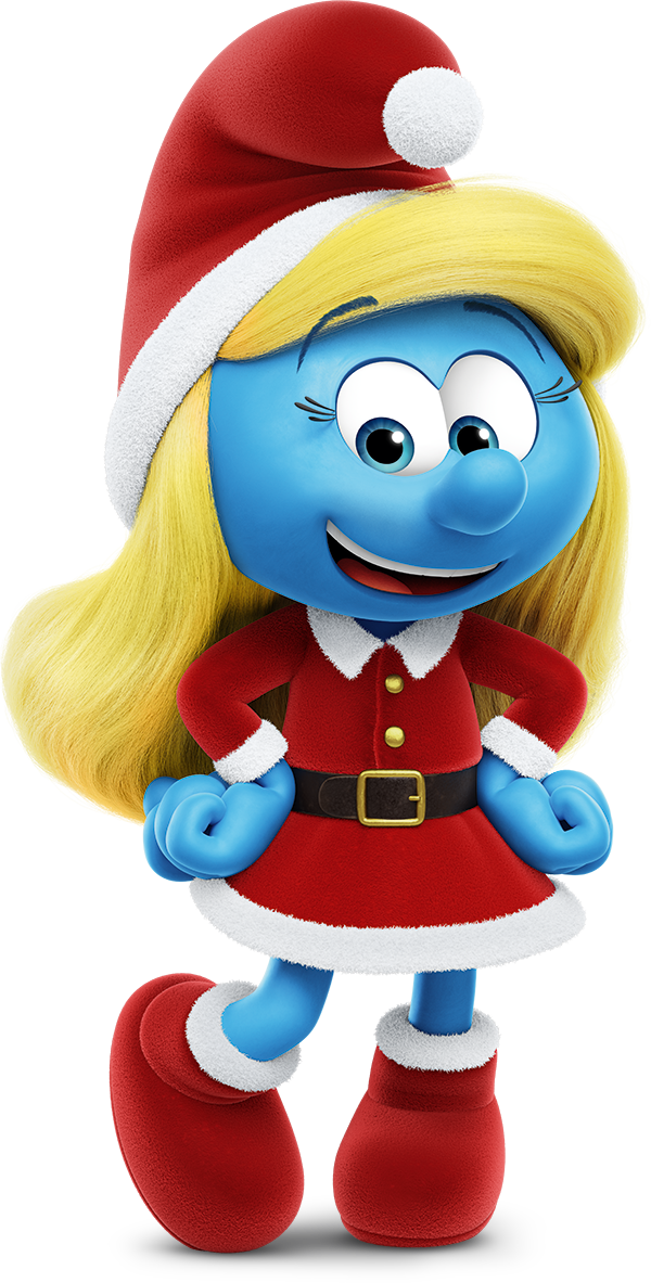 Christmas-Smurfette