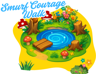 Smurf Courage Walk