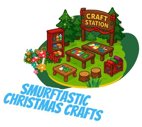 Smurftastic Christmas Crafts